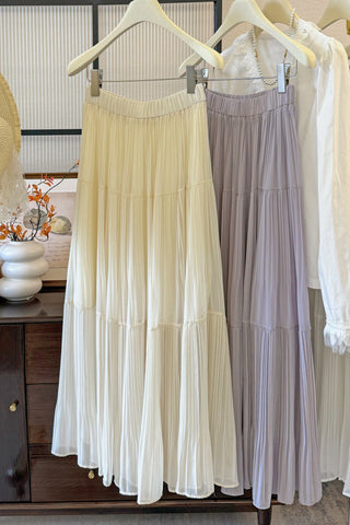 Elegant Tiered Maxi Skirt