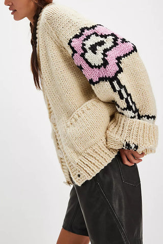 Cozy Button-Up Knit Cardigan
