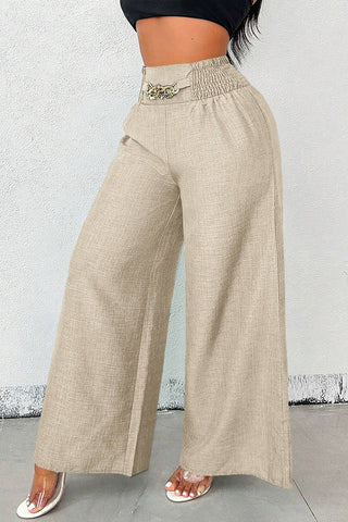 Chain Detail Bandeau Top and Pants Set