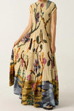 Floral Smocked Casual Dress