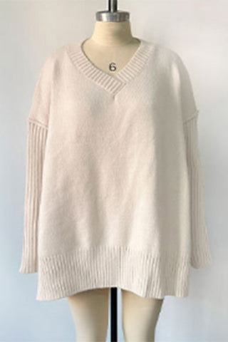 Oversized V-Neck Sweater