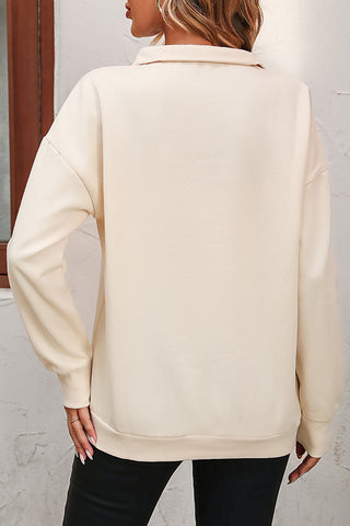 Stylish Quarter-Zip Sweatshirt