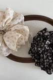 Floral Pattern Scrunchie Hair Accessory