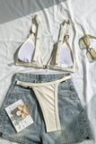 Chic Bikini Set with Adjustable Straps