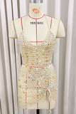 Beach Crochet Halter Skirt Set
