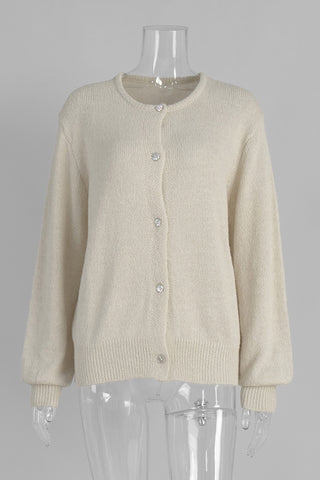 Button-Up Classic Cardigan