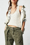 Knit Tank Top with a Relaxed Fit