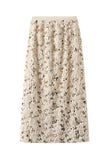 Sequin-Embellished Skirt