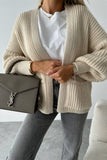 Open-Front Knit Cardigan