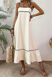 Strappy Maxi Casual Dress