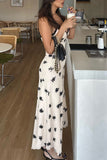 Floral Asymmetrical Hem Casual Dress