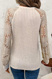 Lace Sleeve Floral T-Shirt