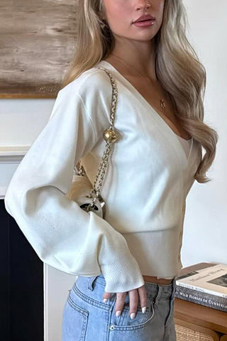 Chic Button-Up Cardigan Sweater