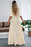 Elegant V-Neck Casual Maxi Dress