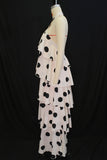 Tiered Polka Dot Halter Dress