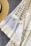 Elegant Crochet Lace Dress