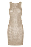 Open-Side Casual Knit Dress