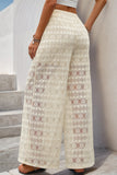 Elegant Wide-Leg Lace Pants