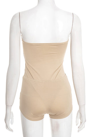 Strapless Bodysuit Short Set