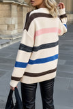 Striped V-Neck Sweater