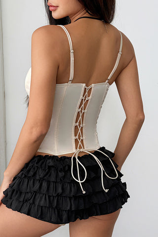 Strappy Smocked Detail Tank Top