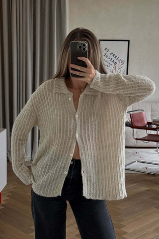 Stylish Button-Front Cardigan