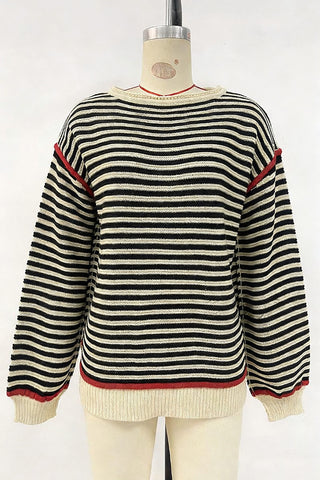 Striped Oversized Sweater