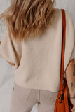 Embellished Sweater with Bow and Pearl Accents