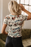 Western-Inspired Graphic Shirt