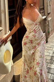 Floral A-Line Slip Dress