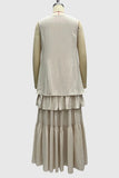 Layered Flowy Casual Dress