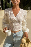 Lace Wrap Blouse