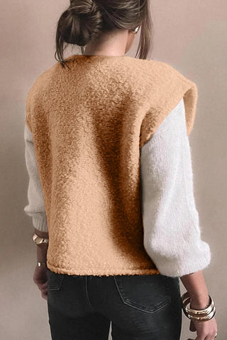 Button Accent Pocket Detail Vest