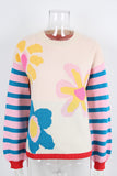 Floral Patterned Sweater
