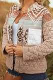 Aztec Quilted Patchwork Jacket