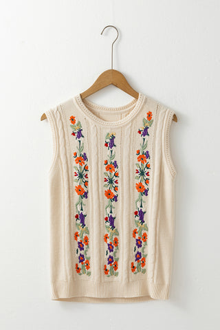 Cable Knit Sweater Vest
