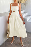 Sleeveless Cutout Sundress