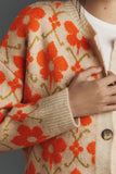Floral Button-Up Cardigan