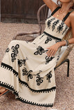Patterned Casual Maxi Dress