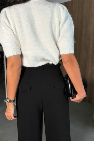 Bow-Embellished Sweater