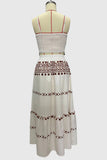 Patterned Skirt Set