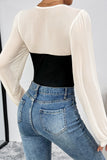 Elegant Long-Sleeve Bodysuit