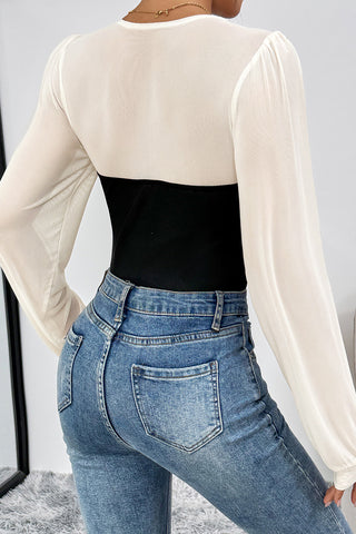 Elegant Long-Sleeve Bodysuit