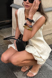 Button-Front Skirt Set