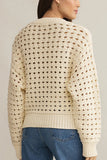 Zip-Front Crochet Cardigan