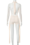 Draped Halter Short Set