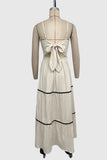 Strappy Tiered Casual Dress