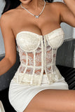 Strapless Lace Corset Top