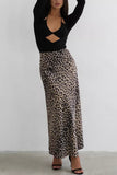 Leopard Print Skirt