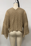Lace Knit Open-Front Cover-Up